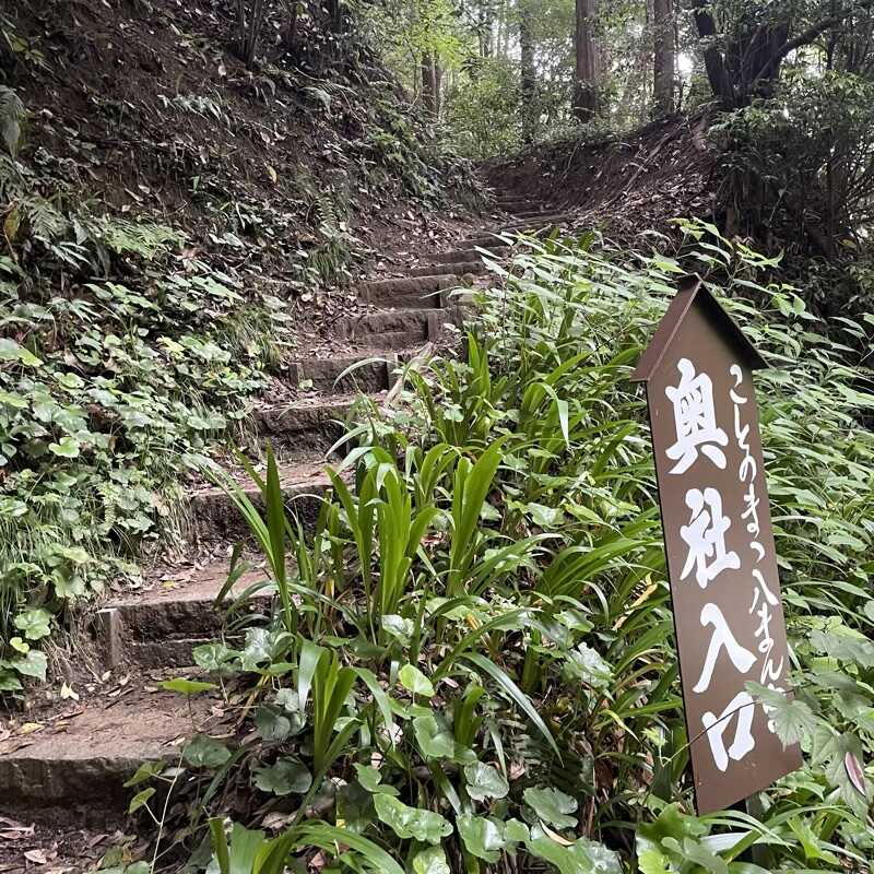 事任八幡宮の本宮への階段