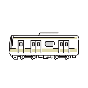 電車のイラスト
