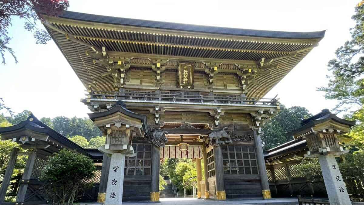 秋葉山本宮秋葉神社、上社の神門