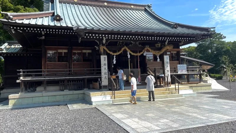 焼津神社の拝殿